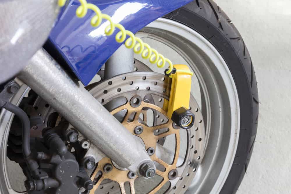 motorcycle disc lock